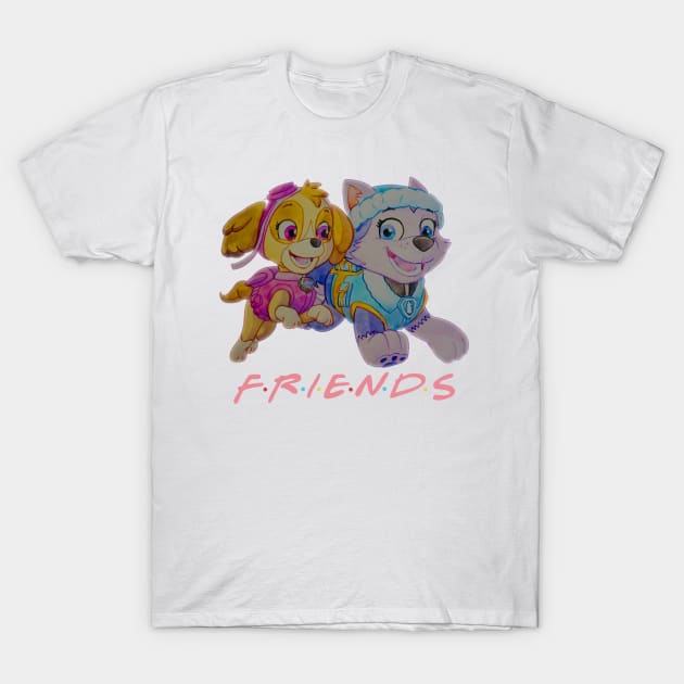 paw friends T-Shirt by BigM89